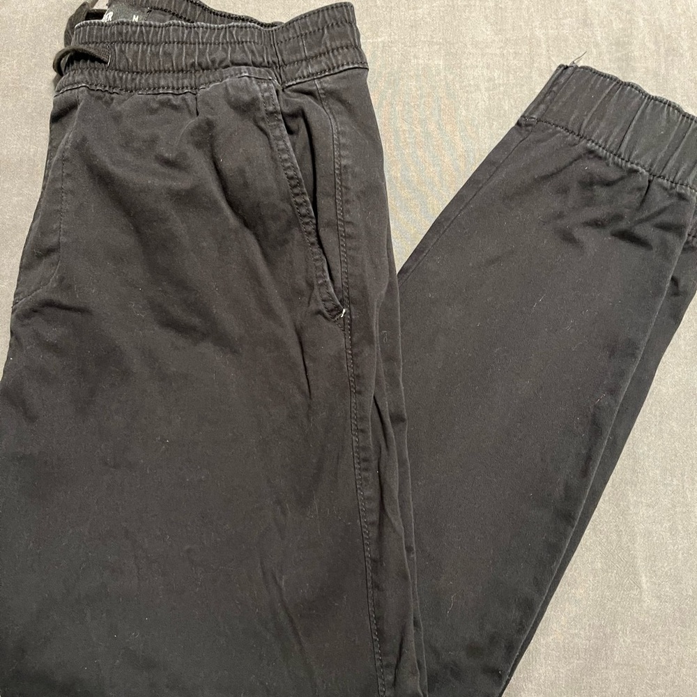 Hollister Mens Black Jogger Pants Size Medium